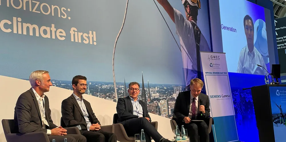 A panel at WindEnergy Hamburg.
