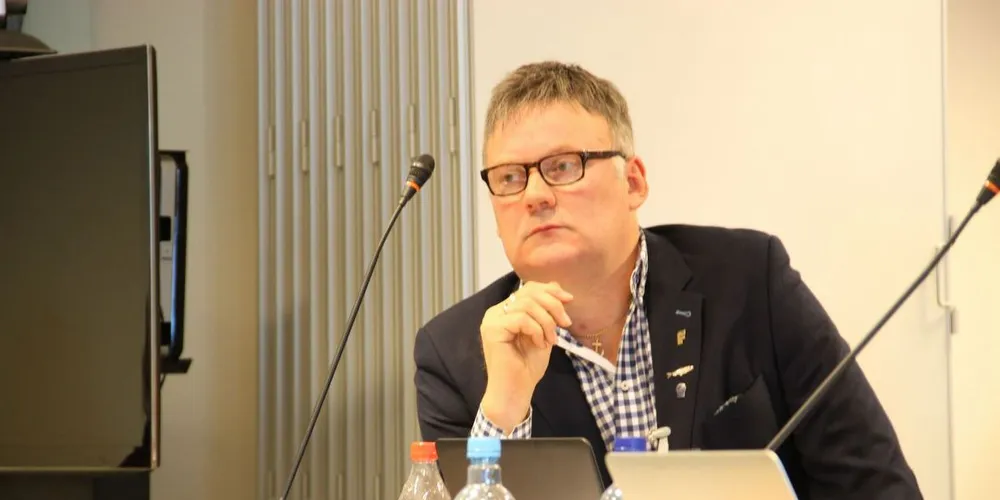 Snurrevadfisker Einar Meløysund på reguleringsmøte høsten 2016. Foto: Torhild Måkestad Martinussen
