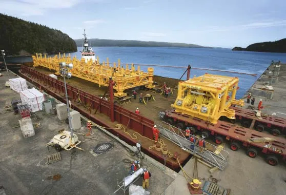Fabrication site: the Bull Arm yard outside St John’s, Newfoundland & Labrador that is building modules for the Hebron project