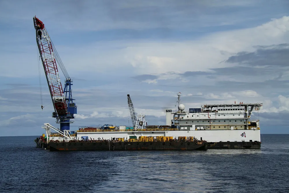 Asset: a Swiber installation vessel