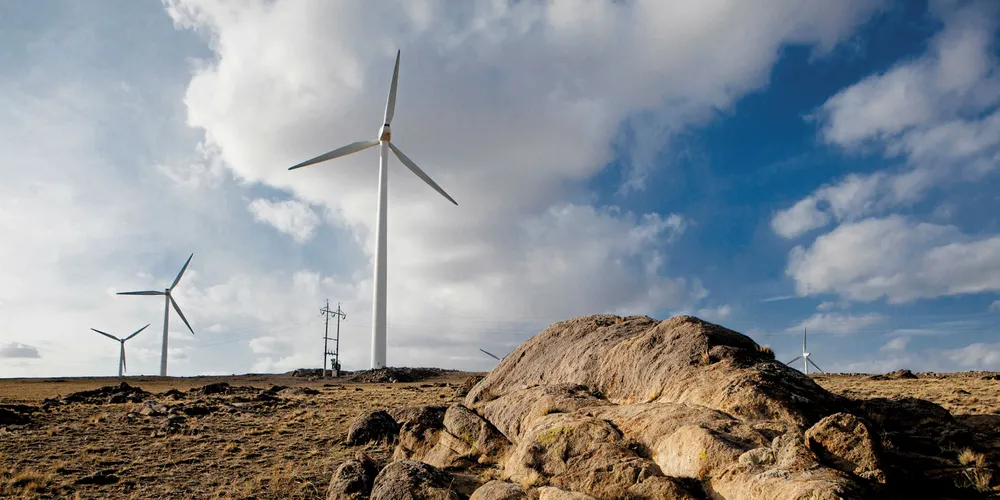 Goldwind's Baotou wind farm in Inner Mongolia.