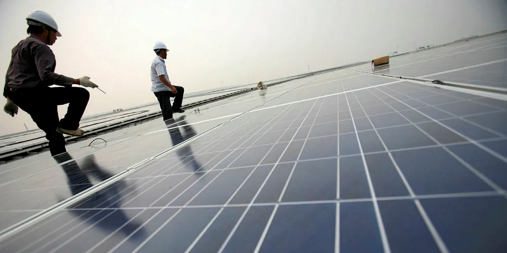 China's rooftops are seeing an installation bonanza.