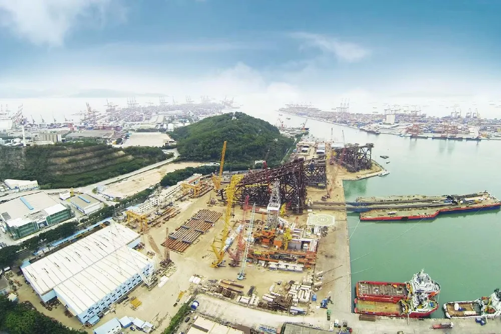 The CSE yard in Shenzhen, China.
