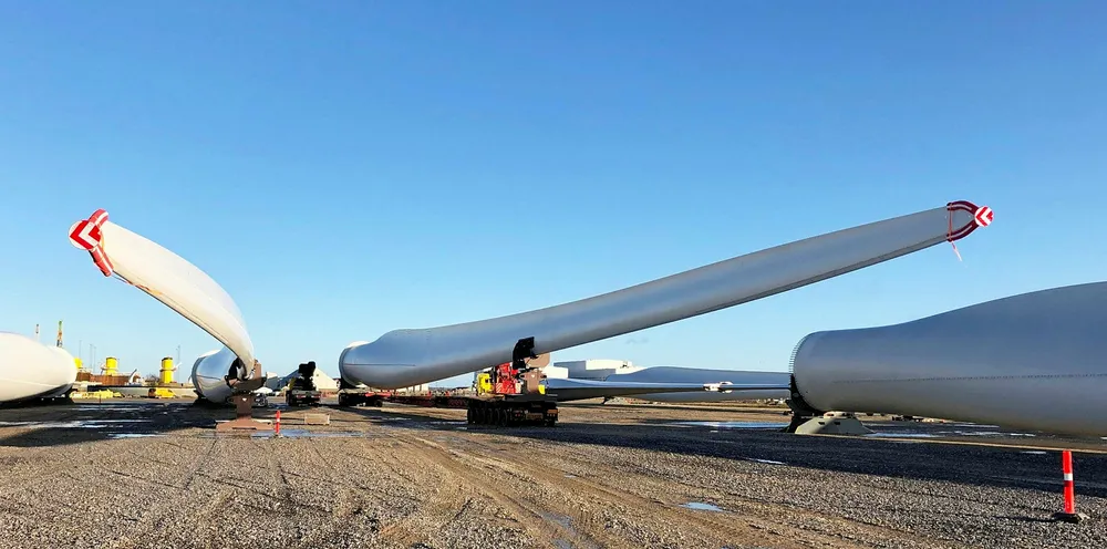 Siemens Gamesa's prototype 94 metre long B94 blades