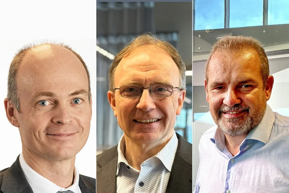 Eirik Borstad Lilledahl, sjef for fornybare investeringer i Sparebank 1 Markets, informerer om finansinstitusjonenes vilkår for bransjen. Samtidig forklarer Petter Erevik, finansdirektør i Statnett, og Ståle Gjersvold, administrerende direktør i Trønderenergi, hvordan den kraftige økningen i finanskostnader har påvirket selskapene.