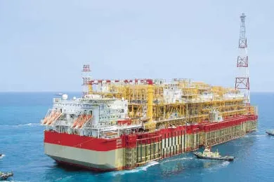 Egina floater: for use by Total off Nigeria