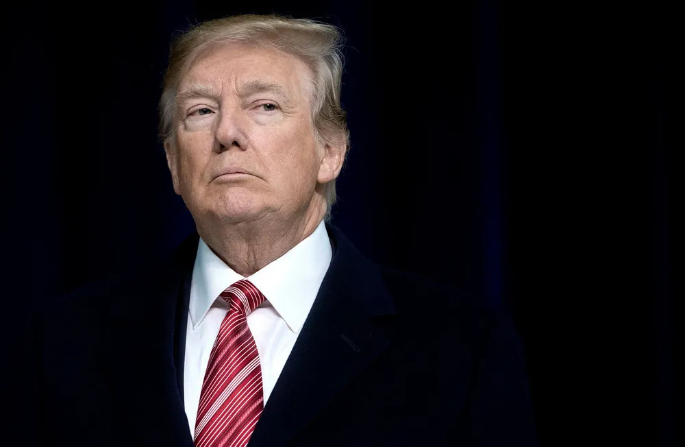 Donald Trumps formue har ifølge Forbes krympet med 3,1 milliarder kroner det siste året, og det har resultert i at han faller 222 plasser fra fjorårets 544. plass. Foto: SAUL LOEB/AFP/NTB scanpix