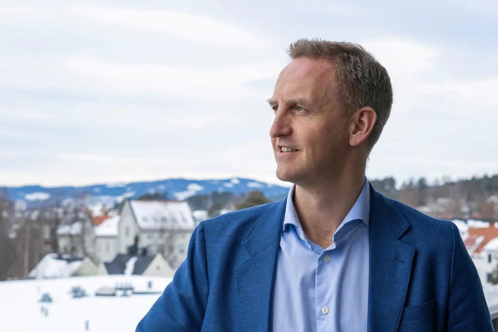 Selv om resultatet ikke er i nærheten av rekordåret 2023, er resultatet etter skatt fortsatt høyt for Eidsiva og konsernsjef Henning Olsen: marginen er på nesten 34 prosent.