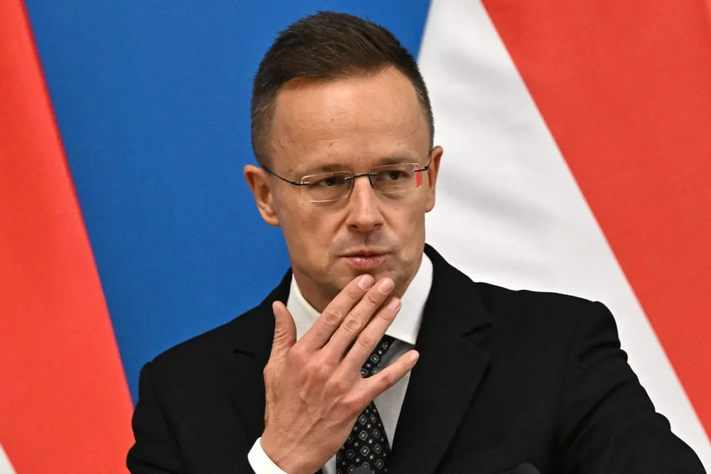 Hungary's Minister of Foreign Affairs and Trade, Peter Szijjarto.
