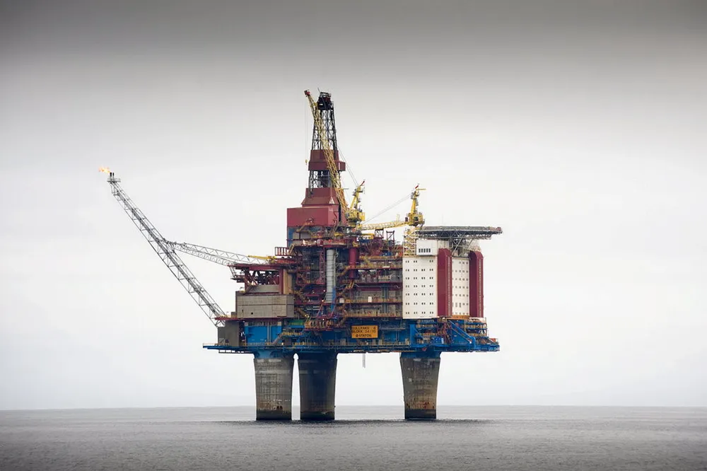 Gullfaks B: the Gullfaks field could be one of the fields affected if the strike goes ahead