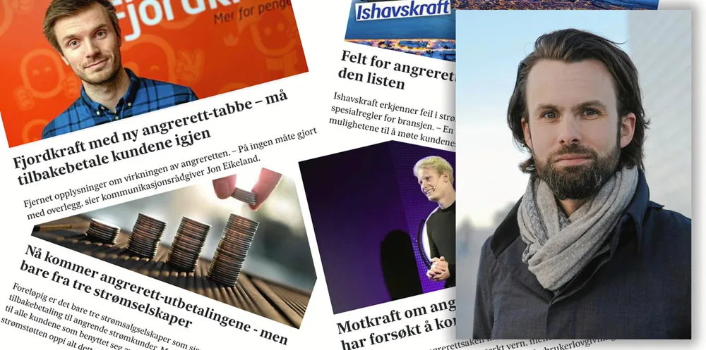 – Det er aldri omdømmebyggende å ligge i rettslig konflikt med deler av kundemassen sin, sier Thomas Iversen, som er Forbrukerrådets representant i Elklagenemnda.