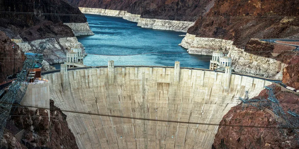 Large hydro plants, like the Hoover Dam, generate about 6% of US power. Credit: Getty