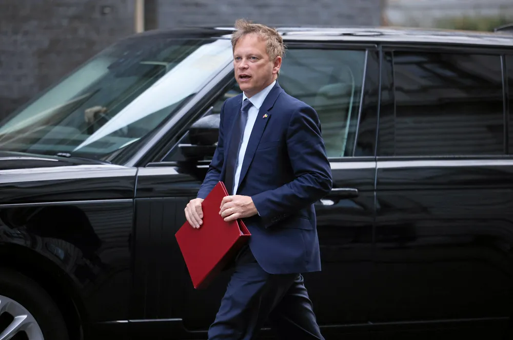 UK energy secretary Grant Shapps