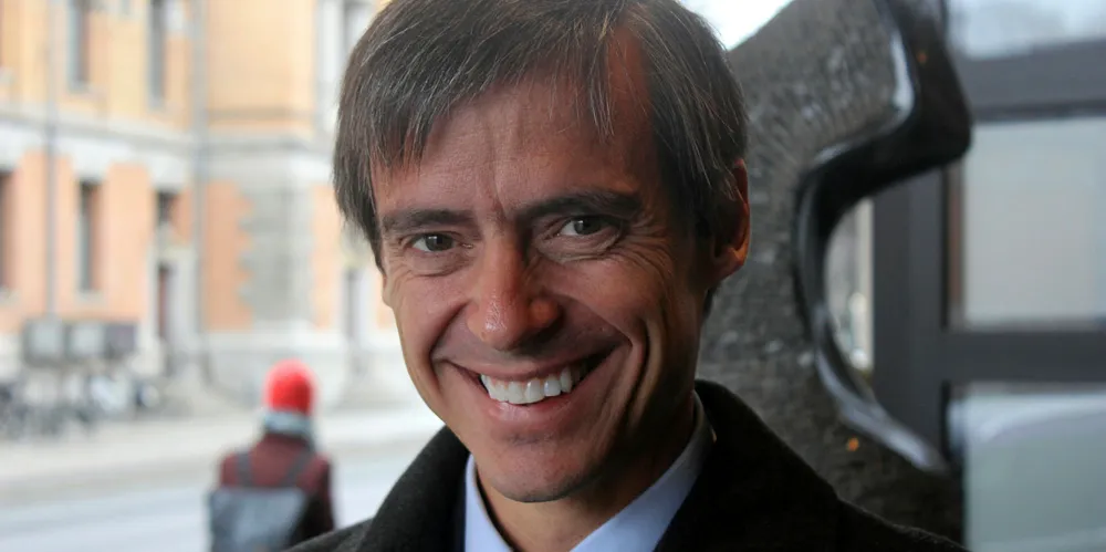 Salmones Camanchaca CEO Manuel Arriagada.