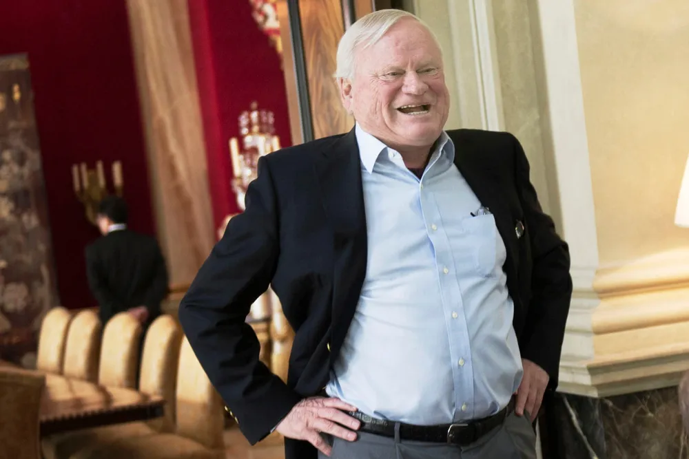 Hjemme hos John Fredriksen i London i The Old Rectory.