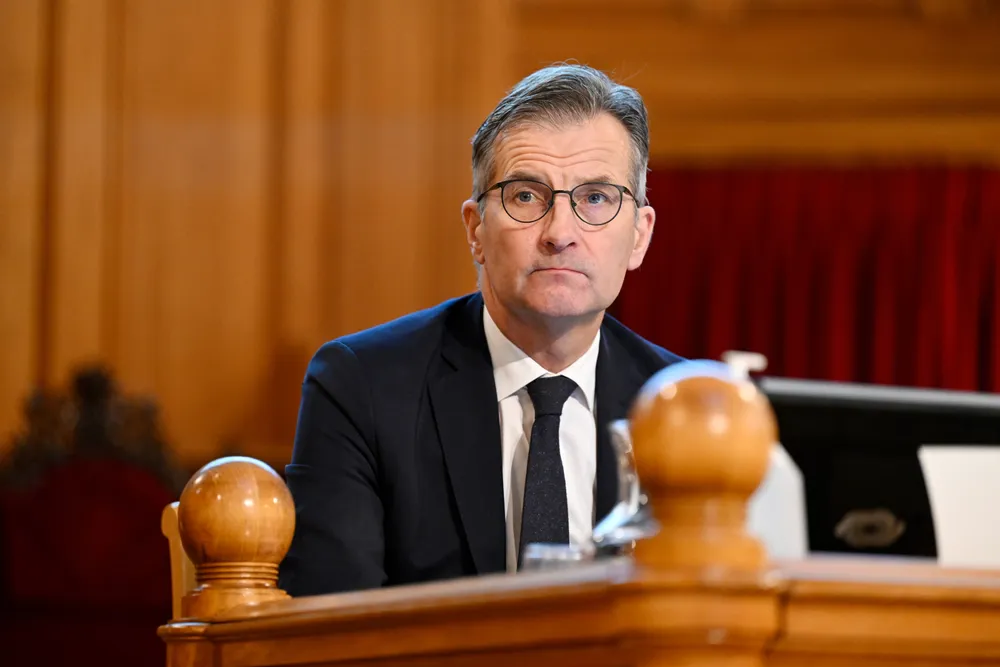 Sveriges sentralbanksjef Erik Thedéen holdt renten uendret på rentemøtet torsdag.