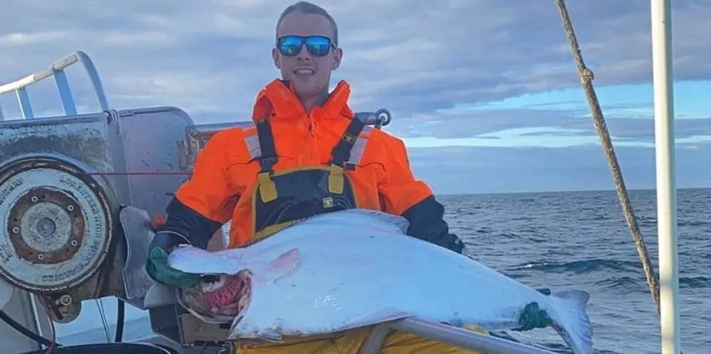Martin Leon Værø er nummer tre på listen over hvem som har fisket mest kveite i år.