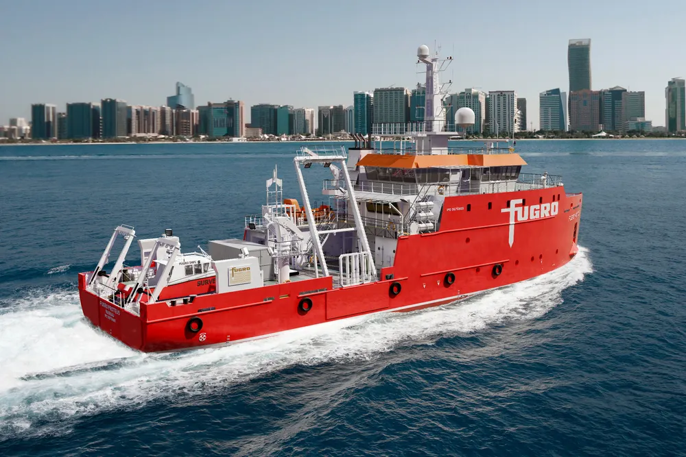 Newbuild: Delivery of Fugro Proteus survey vessel