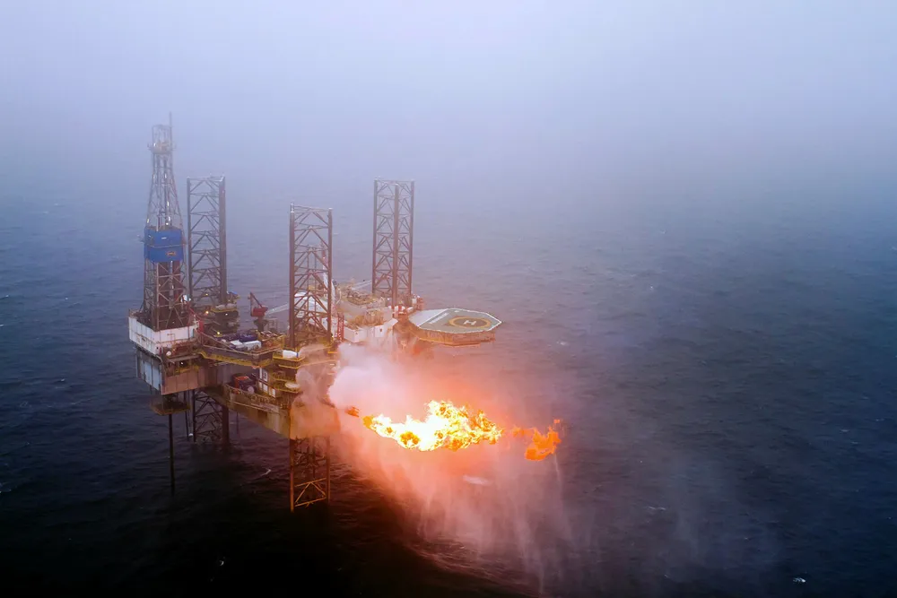 Hardware: Paragon 391 jack-up at work in North Sea Photo: CENTRICA ENERGY E&P