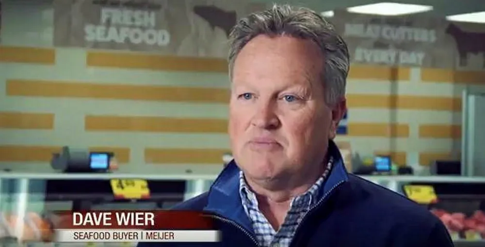 Dave Wier is a seafood buyer for Meijer.