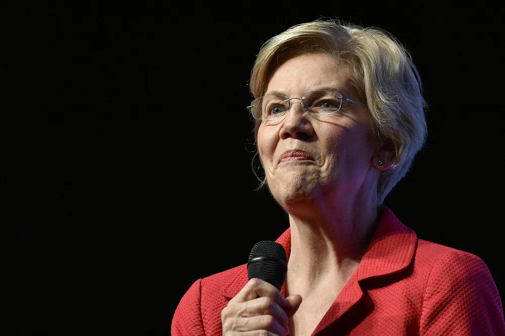 Anti-fracking: Democratic presidential candidate Elizabeth Warren