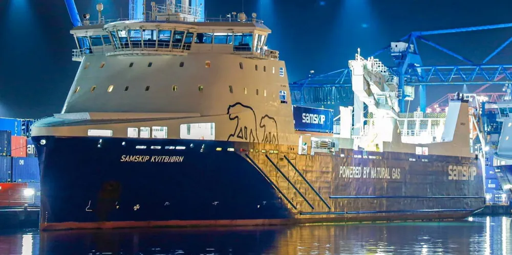 The Samskip Kvitbjorn will become the testbed for the new system.