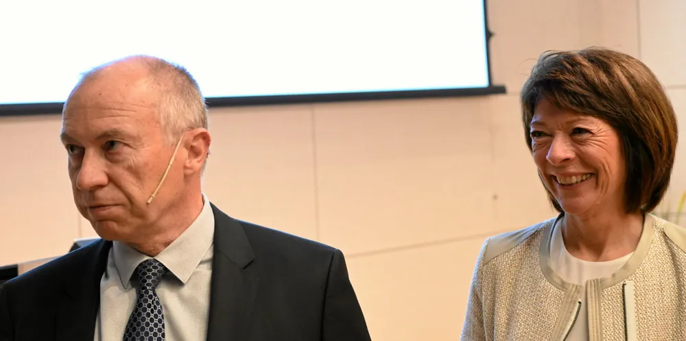 Statkraft-toppene Christian Rynning-Tønnesen og Anne Harris meldte om kanontall i første kvartal.