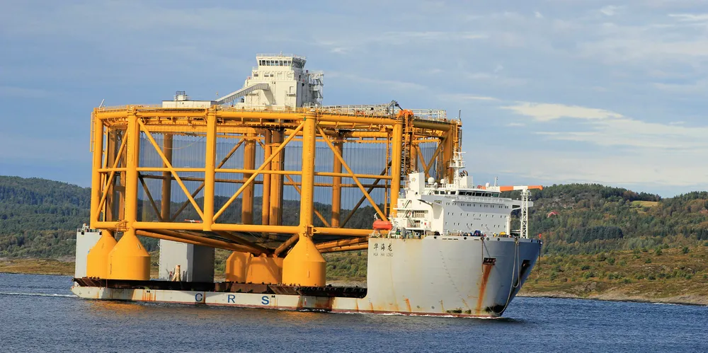 Salmar sin havmerd Ocean Farm 1 kommer til Trøndelag.
