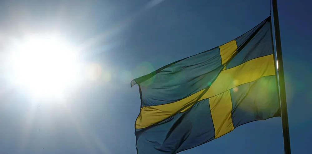 Swedish flag.