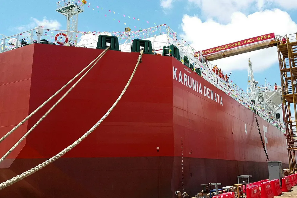 PaxOcean. FSRU being built for PT Jaya Samudra Karunia Shipping (JSK)