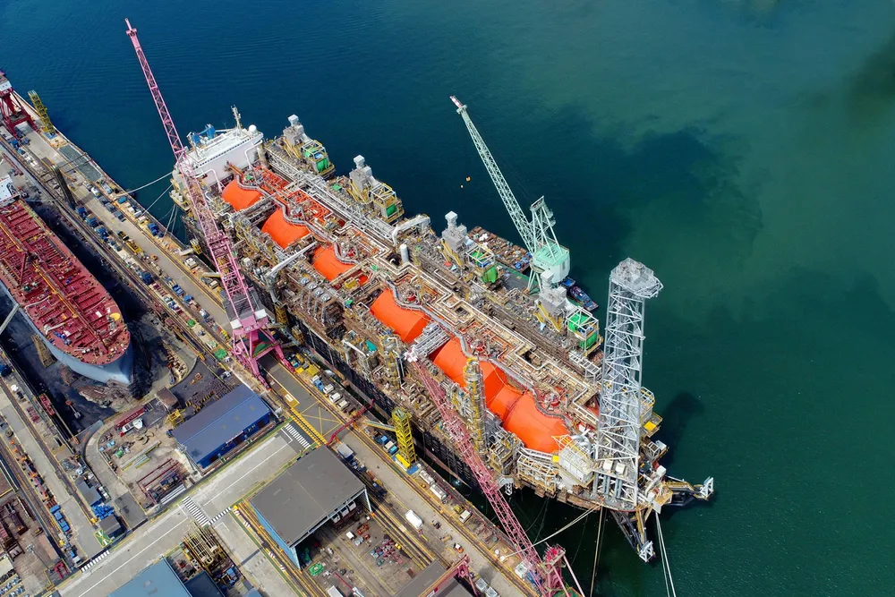 World's first: Keppel Shipyard delivered the first converted FLNG vessel - Hilli Episeyo - to Golar LNG