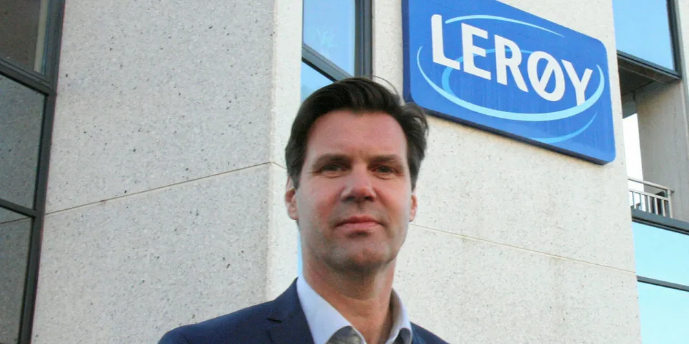 UTFORDRINGER: Konsernsjef Henning Beltestad i Lerøy Seafood Group viser til at det går godt for trålflåten i selskapet, mens det er utfordrende med lønnsomheten i bearbeidingsleddet.