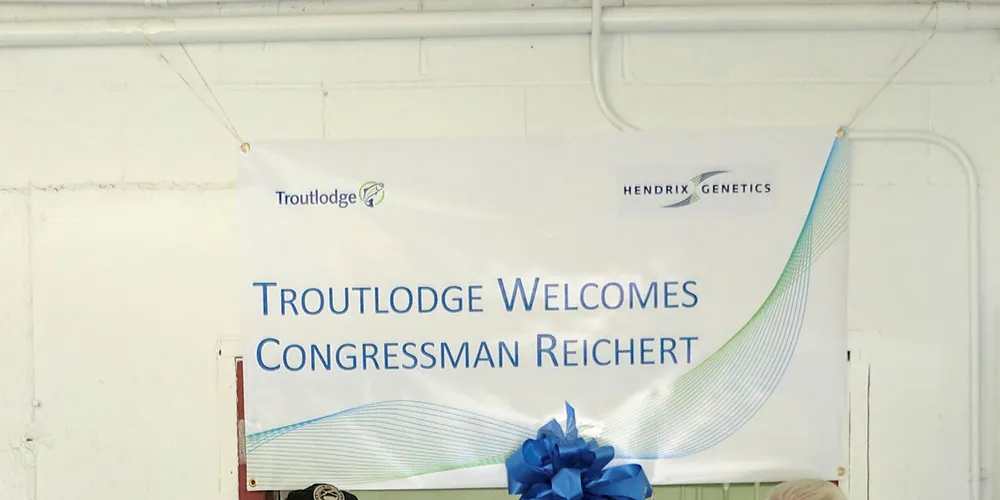 Congressman Dave Reichert, State Rep Fortunato and State Rep Irwin cut the ribbon at Troutlodge's incubator opening.