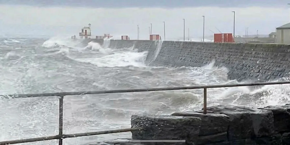 Storm Brendan hits the United Kingdom.