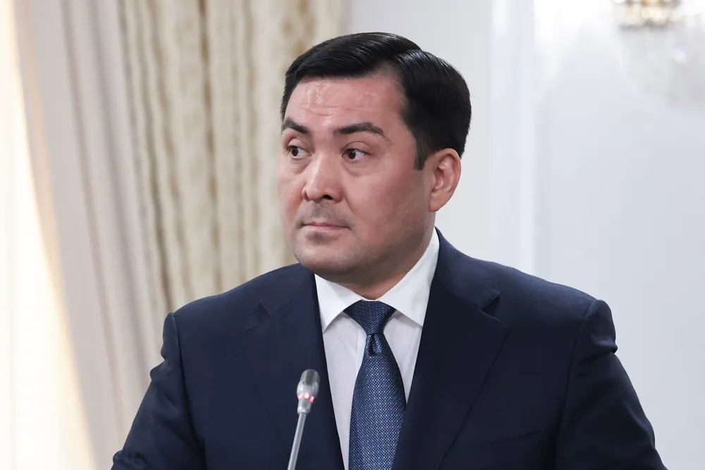 Kazakhstan Energy Minister Erlan Akkenzhenov.