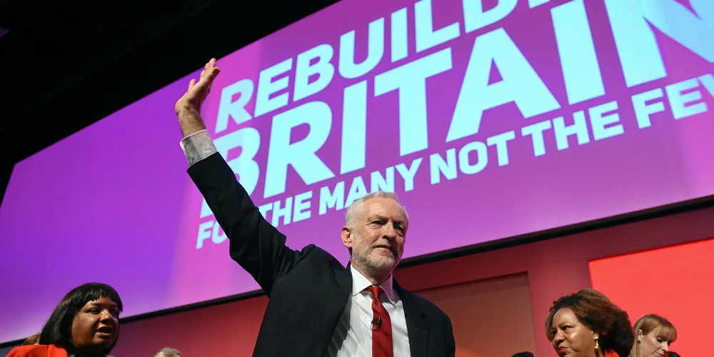 Britain's opposition Labour Party leader Jeremy Corbyn,