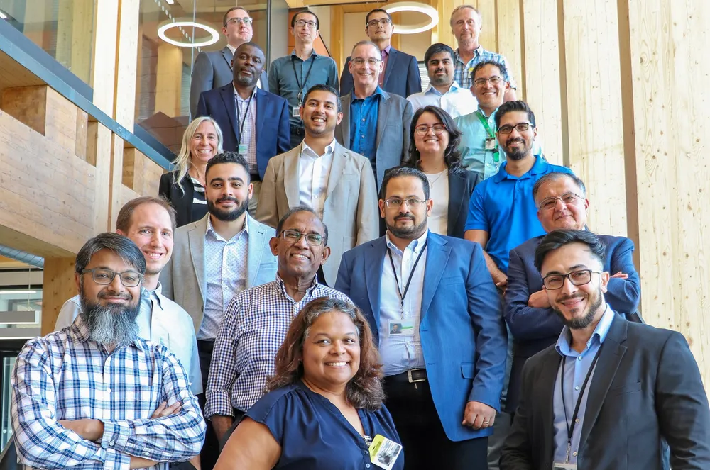 Representatives from all the project partners.