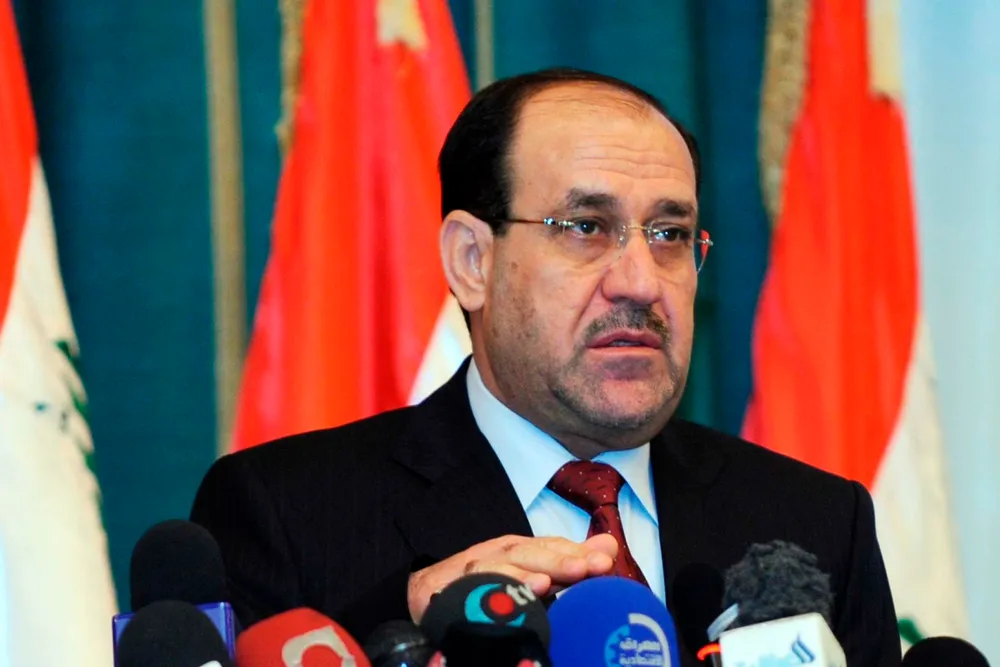 Questioned: the Iraqiya alliance does not believe Prime Minister Nuri Maliki's outgoing government had the right to auction gas field contracts