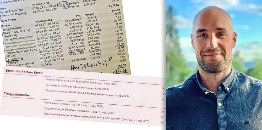 Kristian Myrseth er pressesjef i Fortum. Han innrømmer at ting ikke alltid har holdt en høy standard. – Vi er kjent med at ikke samtlige salg tilbake i tid har stått i stil til den kvaliteten vi etterstreber, sier han til Europower.