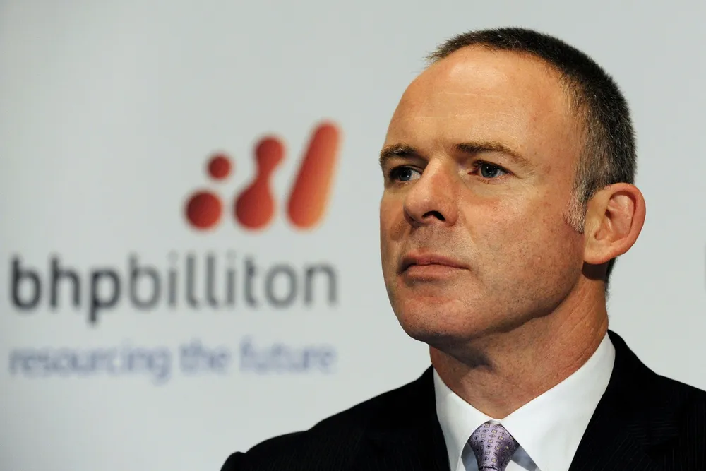 Record breaking: BHP Billiton chief executive Marius Kloppers.