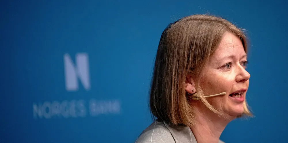 Sentralbanksjef Ida Wolden Bache legger i dag frem Norges Banks rentebeslutning.