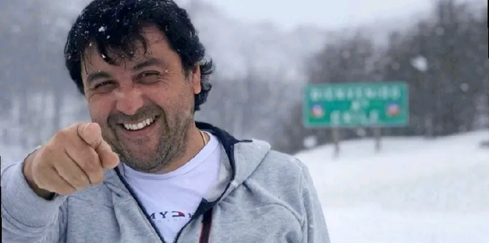 Pointing towards the future: Pacifico Aquaculture's new farm operations boss Gustavo Guzman.
