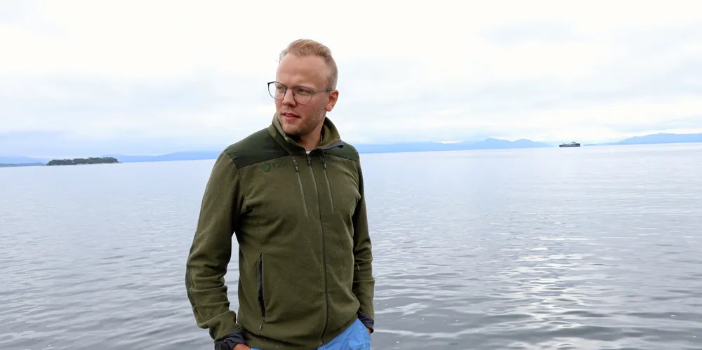 Oppdretter i tredje generasjon, Sondre Eide i Eide Fjordbruk.