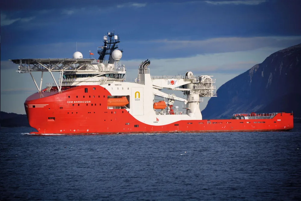 Collaboration: construction vessel Siem Barracuda