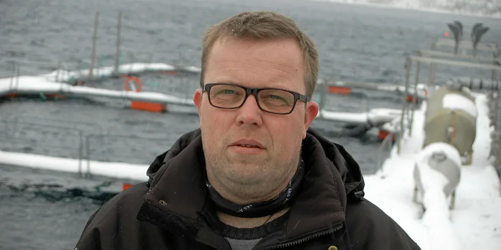 Håvard Høgstad, daglig leder i Arnøy Laks
