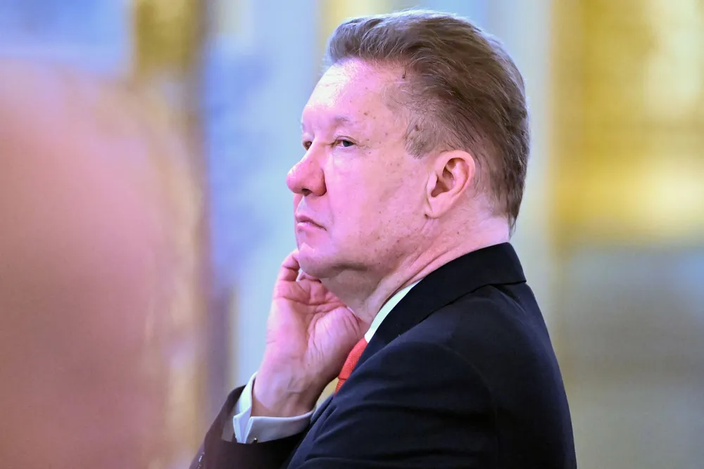 Russia's Gazprom executive chairman Alexei Miller