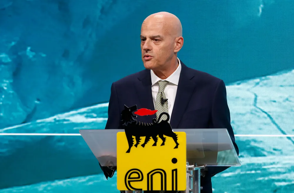 Eni chief executive Claudio Descalzi.