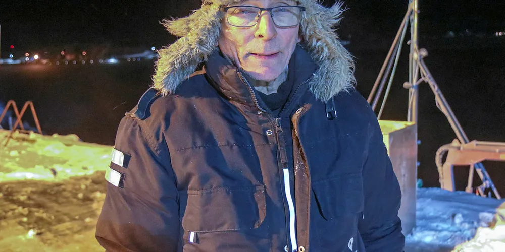 ADVARER: Arne Pedersen. leder i Norges Kystfiskarlag, advarer sterkt mot konsekvensene ved gruvedrift i Repparfjorden.