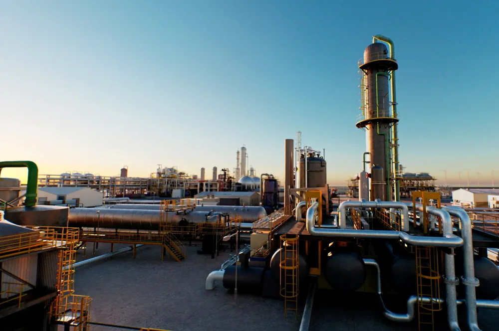 An artist's impression of the H2Teesside project.