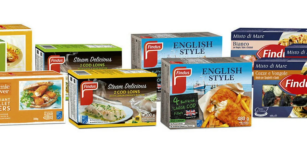 The cod loin products come in steam bags for the US market.